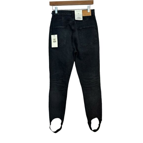 Citizens of Humanity Valerie High Rise Tapered Stirrup Jean in Shadow Breeze, 27 - Picture 9 of 15